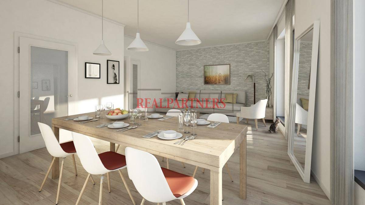 Nový ateliér 1+kk o ploše 33,92m² na rozhraní Smíchova a Radlic.
